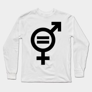 Gender Equality (in black) Long Sleeve T-Shirt